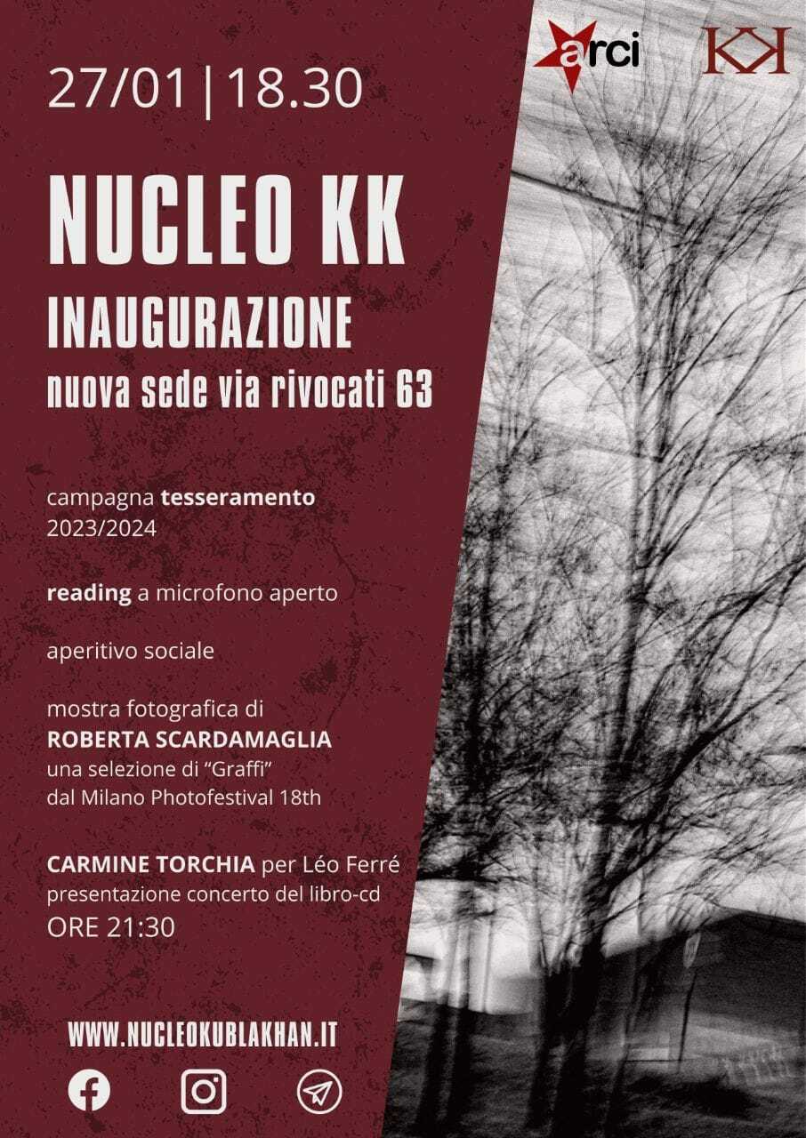 Inaugurazione nuova sede del Nucleo KK