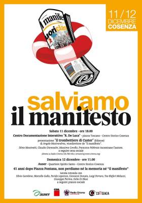 sosteniamo il manifesto. 