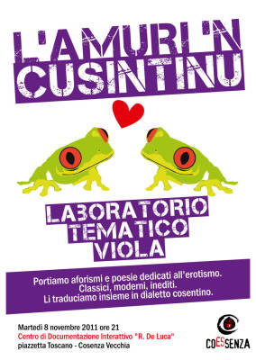 l'amuri 'n cusintinu, laboratorio l'8 novembre