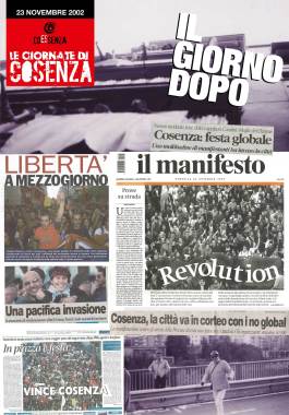 novembre 2002: LE GIORNATE DI COSENZA