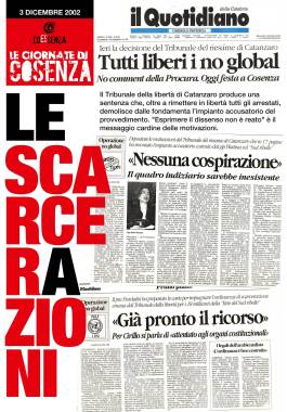 novembre 2002: LE GIORNATE DI COSENZA