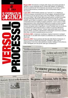 novembre 2002: LE GIORNATE DI COSENZA