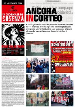 novembre 2002: LE GIORNATE DI COSENZA