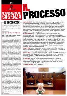 novembre 2002: LE GIORNATE DI COSENZA