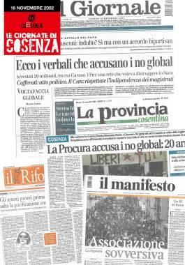 novembre 2002: LE GIORNATE DI COSENZA