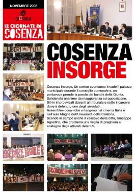 novembre 2002: LE GIORNATE DI COSENZA