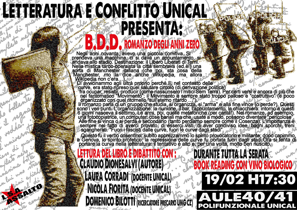 - B.D.D. martedì 19 all'Assalto, Unical