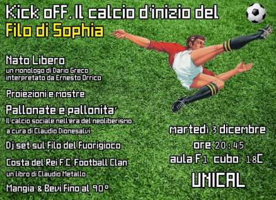 - Kick off. Il calcio d'inizio